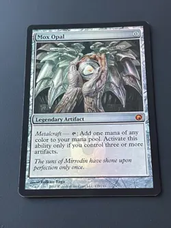 MTG Mox Opal Scars of Mirrodin Foil Card NM MINT Magic the Gathering - Image 1