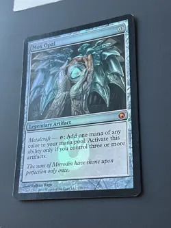 MTG Mox Opal Scars of Mirrodin Foil Card NM MINT Magic the Gathering - Image 2