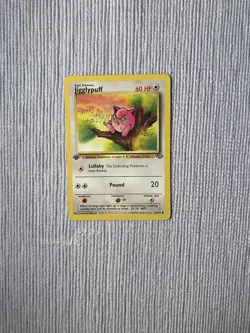 Pokemon TCG Jigglypuff 1st Edition Jungle Card 54/64 Regular LP-MP - Image 1
