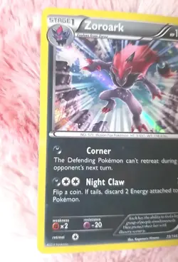 2014 Pokemon Zoroark 73/146 XY Base Holo Rare Card - Image 2