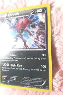 2014 Pokemon Zoroark 73/146 XY Base Holo Rare Card - Image 3