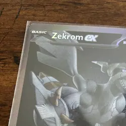 Pokemon TCG Zekrom Ex 172/086 BLK EN Holo Full Art Ultra Rare English Card - Image 2