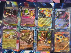 Pokemon Card TCG EX NM Lot 8 Mega Evolutions, Obsidian Flames, Paldea Fates - Image 1