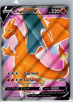 Charizard V - SWSH050 SWSH: Sword & Shield Promo Cards - Pokemon Card - NM - Image 1