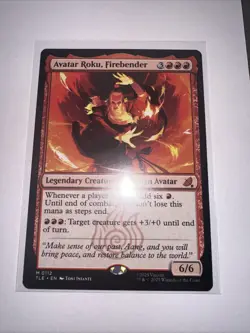 Avatar Roku, Firebender Avatar: The Last Airbender Magic MTG NM - Image 1