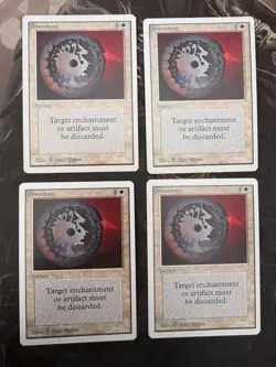 *** UNLIMITED Disenchant x4 *** NM-Mint Beauty! - DUTYFREE - Magic MtG - Image 1