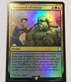 1x MTG Mutational Advantage *FOIL* - Fallout. Rare! NM Mint! - Image 1