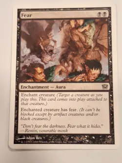 Fear - 9th Edition Core Set - Magic the Gathering MTG Nice! - Image 1