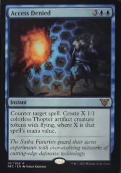 Access Denied - Commander: Kamigawa: Neon Dynasty: #11, MTG Nm C277 - Image 1