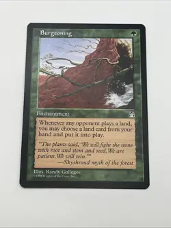 Burgeoning Stronghold 1998 Near Mint Never Played Magic The Gathering Mtg - Image 5