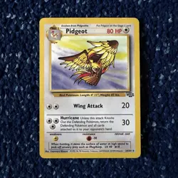 Pokemon TCG Pidgeot Jungle Card 24/64 Unlimited Non-Holo Rare Lightly Played - Image 1