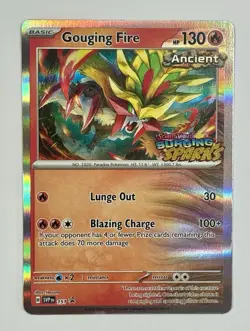 Pokemon TCG - Gouging Fire - SVP151 - Surging Sparks Stamped - Prerelease Promo - Image 1