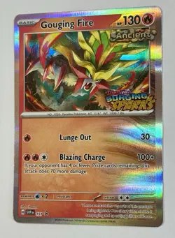 Pokemon TCG - Gouging Fire - SVP151 - Surging Sparks Stamped - Prerelease Promo - Image 3