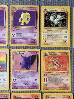 Vintage Pokemon Lot - 14 Cards - Fossil Unlimited Non Holo Rare Pokemon - LP/MP - Image 3