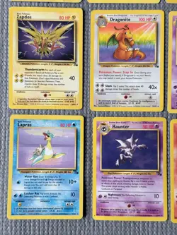 Vintage Pokemon Lot - 14 Cards - Fossil Unlimited Non Holo Rare Pokemon - LP/MP - Image 5