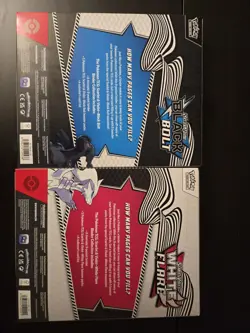 Pokemon TCG Black Bolt & White Flare Binder Collection Box Sealed New - Image 2
