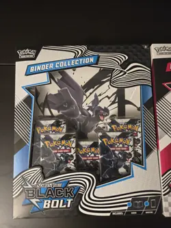 Pokemon TCG Black Bolt & White Flare Binder Collection Box Sealed New - Image 3