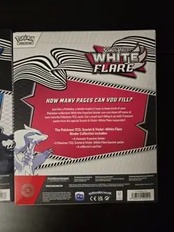 Pokemon TCG Black Bolt & White Flare Binder Collection Box Sealed New - Image 5