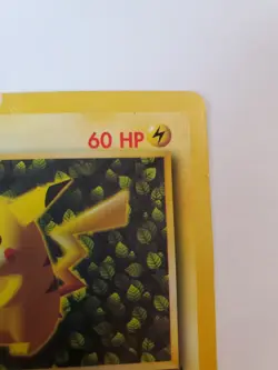 1999 Pokemon Pikachu #1 "ivy" Black Star Promo Damaged WOTC Wizards - Image 4