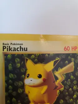 1999 Pokemon Pikachu #1 "ivy" Black Star Promo Damaged WOTC Wizards - Image 5