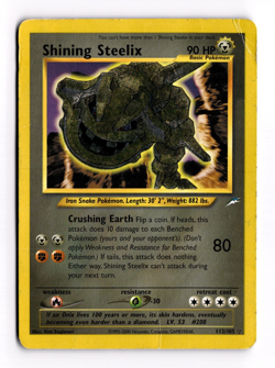 Pokemon Shining Steelix 112/105 Holo Neo Destiny HP - Image 1