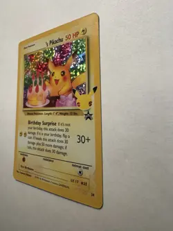 Birthday Pikachu #24 Celebrations Classic Collection Pokemon 2021 NM - Image 3