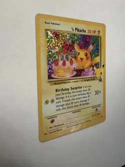 Birthday Pikachu #24 Celebrations Classic Collection Pokemon 2021 NM - Image 4