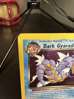 Dark Gyarados (Prerelease) 08/82 Pokemon TCG Team Rocket WOTC Promo Vintage 2000 - Image 2