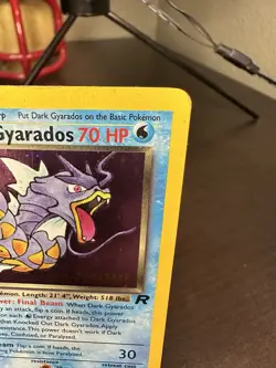 Dark Gyarados (Prerelease) 08/82 Pokemon TCG Team Rocket WOTC Promo Vintage 2000 - Image 3