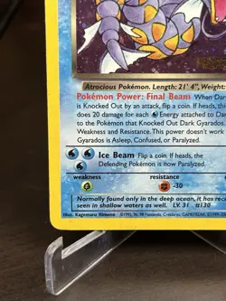 Dark Gyarados (Prerelease) 08/82 Pokemon TCG Team Rocket WOTC Promo Vintage 2000 - Image 4