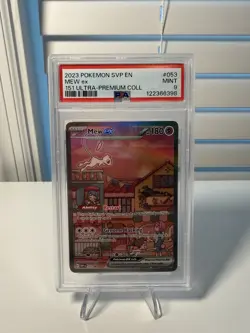 2023 Pokemon Mew EX 151 Ultra Premium Collection Promo #053 PSA 9 Mint - Image 1