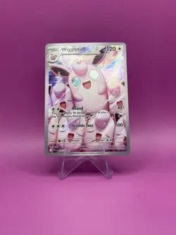 Pokemon TCG Wigglytuff 105/094 Full Art Illustration Rare Holo Phantasmal Flames - Image 1