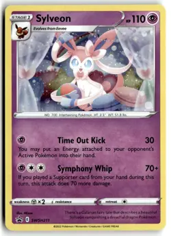 NM-Mint Sylveon #SWSH211 Black Star Promo Pokemon TCG - Image 1