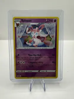 Pokemon Sylveon TCG Sword & Shield SWSH211 Holo Promo Card NM - Mint Black Star - Image 1