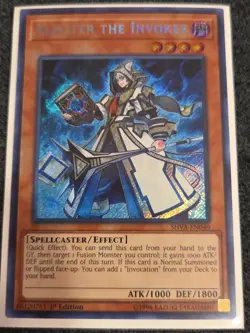 Yugioh Aleister the Invoker SHVA-EN040 Secret Rare 1st Ed NM - Image 1