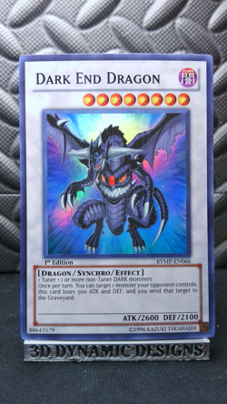 | Yugioh Dark End Dragon RYMP-EN066 1st Super Rare Ra Yellow Mega Pack NM 🔥 | - Image 1