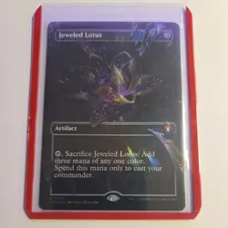 Jeweled Lotus *Borderless Foil* Frame Break | CMM | NM MTG #702 - Image 1