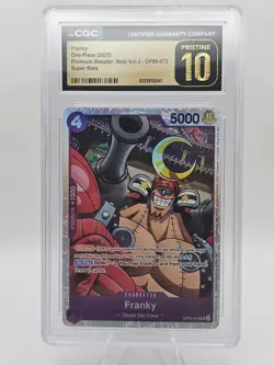 Franky OP09-072 Super Rare Premium Booster Best Vol.2 One Piece CGC 10 - Image 1