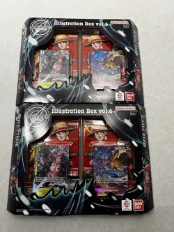 One Piece CCG Illustration Box Volume 6 New Sealed LOT OF 2 - Image 1
