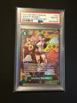 2024 One Piece ST02-007 Jewelry Bonney SP Two Legends English - PSA 10 - Image 1