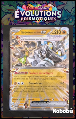 Carte Pokemon Ogerpon EX 058/131 EV8.5 Evolutions Prismatiques PRE - Image 1