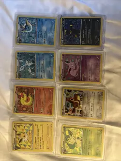 Pokemon TCG Eeveelutions Black & White Eevee Promo Set BW87-94 - Image 1