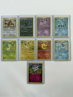 Pokemon TCG Eeveelutions Black & White Eevee Promo Set BW87-94 - Image 1