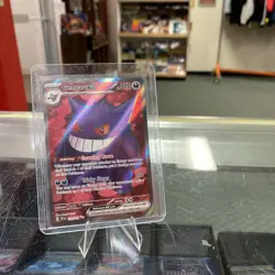 Pokemon TCG Gengar EX Temporal Forces 193/162 Full Art Ultra Rare Card - Image 1