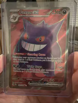 Pokemon TCG Gengar EX 193/162 Temporal Forces Ultra Rare Holo Card - Image 1