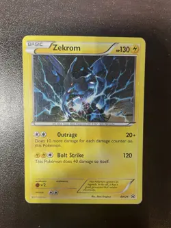 Pokemon TCG Zekrom Black Star Promos Holo Card BW24 - Image 1