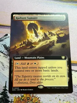 MTG Edge of Eternities EOC Commander 43 Radiant Summit- Rare Borderless - Image 4