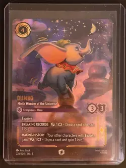 Disney Lorcana: Fabled - Dumbo Ninth Wonder Of The Universe - Enchanted 228/204 - Image 1