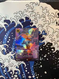 Disney Lorcana Fabled DUMBO NINTH WONDER OF THE UNIVERSE ENCHANTED 228/204 - Image 1