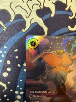 Disney Lorcana Fabled DUMBO NINTH WONDER OF THE UNIVERSE ENCHANTED 228/204 - Image 3